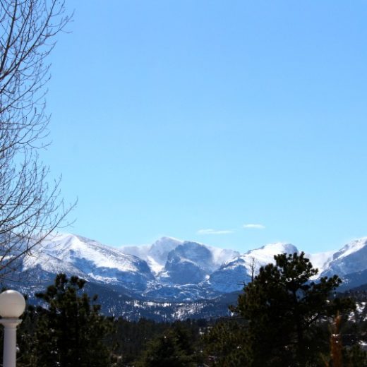 Estes Park view from Stanley Hotel